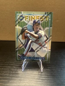 1995 Topps Finest Refractor Pedro Martinez #189 W/ Coating Peel - Bild 1 von 2