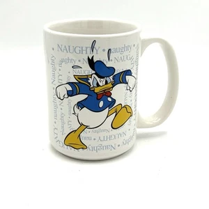 Café de cerámica grande de colección Disney Donald Duck NAUGHTY Definition 12 oz. Taza - Imagen 1 de 4
