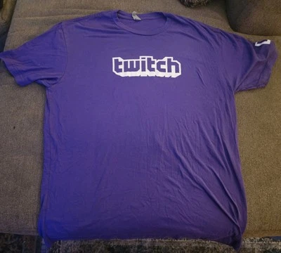 Camisa Oficial Twitch Event Staff XL Púrpura TwitchCon Videojuego Transmisión ¡RARA! Foto 1 de 4