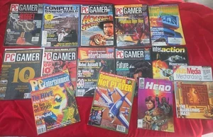 Vintage computer gaming, PC gamer PC Entertainment gaming world magazine lot 90s - Picture 1 of 11