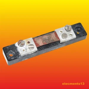 SHUNT 30A/75 mV 75SHSM3-30-0.5 75ШСМ3-30-0.5 SOVIET VINTAGE 99x19x12mm USED - Picture 1 of 4