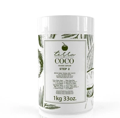 Ybera Terra Coco All Coconut Mask Haarglättung Behandlung 1 Kg - Bild 1 von 4