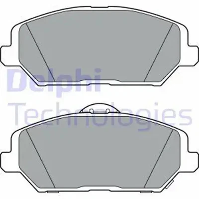 Pastillas de freno semimetálico LP3385 DELPHI para HYUNDAI KIA - Imagen 1 de 4