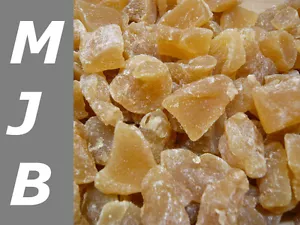 Ingwer Stücke sehr scharf, ohne Kristallzucker, ungeschw. 1kg Thailand Trockenfr - Bild 1 von 2
