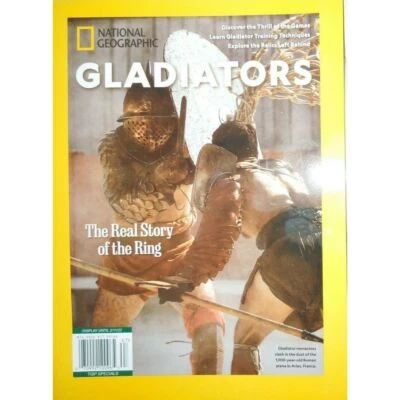 GLADIATORS national geographic REAL STORY OF THE RING roman RELICS LEFT BEHIND - Image 1 of 4