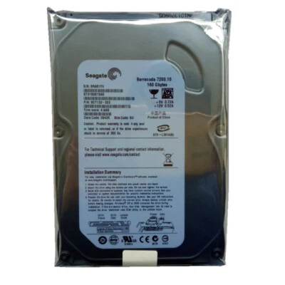 Seagate Barracuda 160GB ST3160815AS 7200RPM SATA 3.5" HDD Hard Disk Drive - Image 1 of 3
