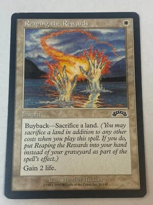 Reaping the Rewards - Magic the Gathering MTG Exodus Single Card - Image 1 of 3