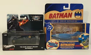 BATMAN : 1960'SBATMARINE & DARK KNIGHT TRILOGY BATMOBILE / TUMBLER SET - Imagen 1 de 5