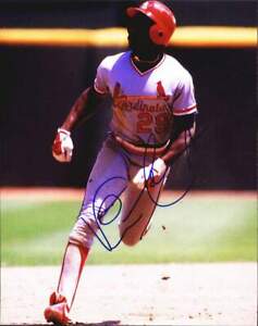 Vince Coleman authentic signed baseball 8x10 photo W/Cert Autographed A0002