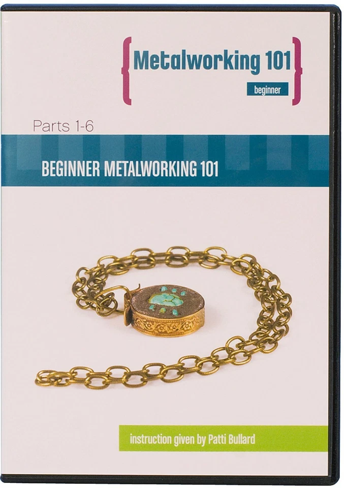 Beginner: Metalworking 101 with Patti Bullard (DVD, 6-Disc Set, Parts 1-6, READ) - Image 1 of 1