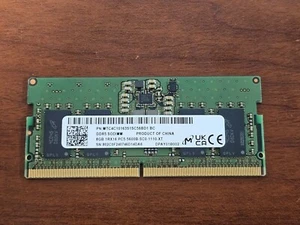 Micron PC5-5600B 8 GB Laptop RAM Stick - TESTED - Picture 1 of 2