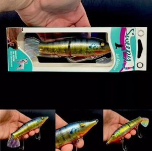 Tsunami Lures Japan Sweepy J del Plastico “Bluegill” Swimbait 5.74” 1.35 Oz - Picture 1 of 20