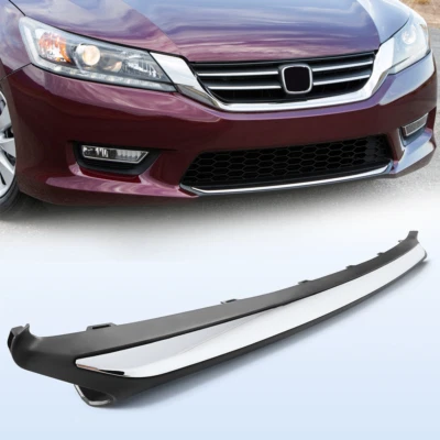For 2013 2014 2015 Honda Accord Front Bumper Lower Grille Chrome Molding Trim - Image 1 of 4