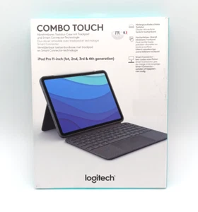 Logitech Combo Touch für 11 Zoll Apple iPad Pro 1.-4. Gen - AZERTY Französisch - Bild 1 von 8