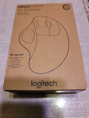 FACTORY SEALED Logitech MOUSE,ERGO,M575 for Business ,GR 910-006197 - Image 1 of 3
