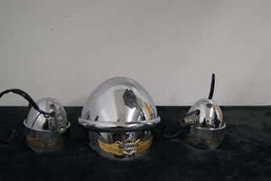 Harley Davidson Eagle Wing Headlight visor and turning signals - Foto 1 di 12