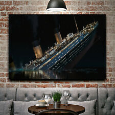 TITANIC 1 Sinking Love Drama Inspirational Print Home Wall Art POSTER CANVAS