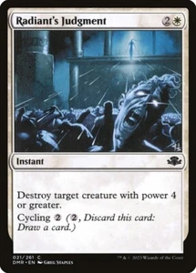 Foil Radiant's Judgment 21 C Dominaria Remastered MTG - Picture 1 of 1