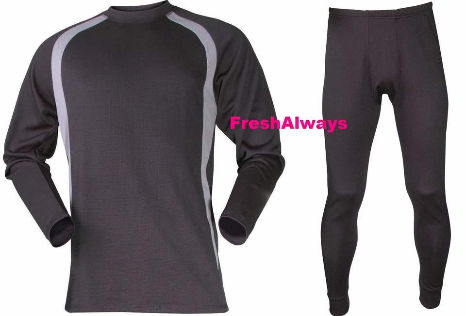 ORIGINALE BLACKROCK SET TERMICO GILET FONDO INVERNO ABBIGLIAMENTO DA LAVORO STRATO BASE TAGLIA XXL