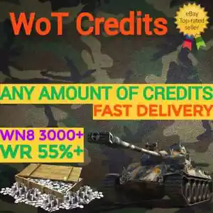 World Of Tanks l QUALSIASI IMPORTO DI CREDITI l 3000 - 4000+ WN8 l NA/EU SERVER l WOT - Foto 1 di 1