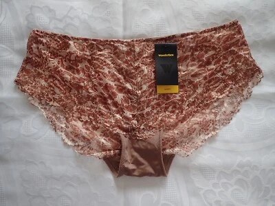 WONDERBRA, Shorty en Talla XL, Color en Marrón y Crema Foto 1 de 2
