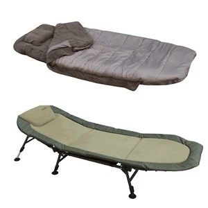 Fishing Bedchair  Sleeping Bag Combo-Camping/Fishing - Picture 1 of 12