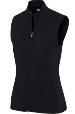 全新 Greg Norman 女式吸湿排汗罗纹高尔夫背心,尺寸 L — 第 1/3 张图片