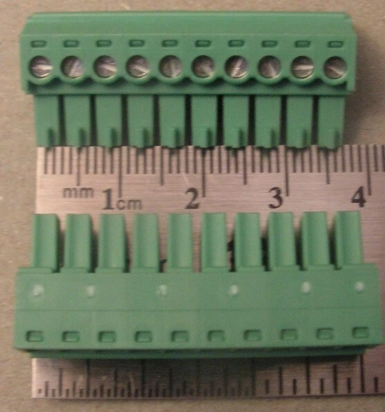 Phoenix Connector Terminal Blocks COMBICON MC 1803659 10POS Connection Plug - Image 1 of 1