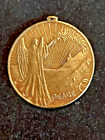 WWI  U.S. PEACE MEDAL/Pendant - Bronze - 1 3/8"
