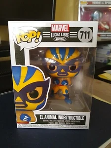 Funko Pop! Marvel Lucha Libre Edition. #711 El Animal Indestructible (Wolverine) - Picture 1 of 6