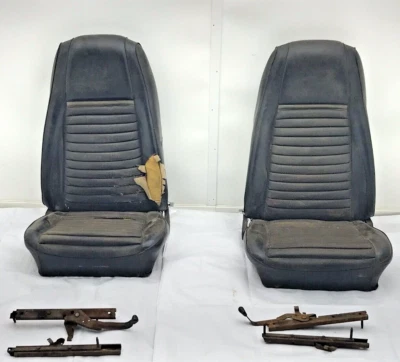 Mustang 1969 1970 asientos con canastilla y orugas Mercury Cougar para consola de cambio de piso Foto 1 de 4