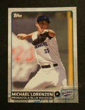 2015 Topps Pro Debut, Pensacola Blue Wahoos - MICHAEL LORENZEN