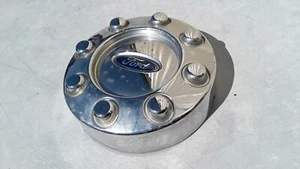 2008-2010 FORD F-350 SUPER DUTY DISC WHEEL CENTER COVER CAP CHROME FORD LOGO OEM - Picture 1 of 8