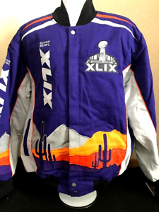 Super Bowl 49 Commemorative Cotton Twill Jacket New with Tags Size XL