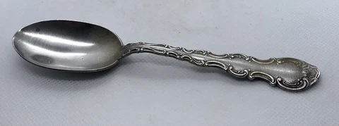 Gorham Sterling Strasbourg Spoon 6 inch. No Monogram. AS IS Cover