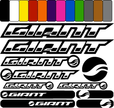 STICKERMASCHINE GIANT ver10 aufkleber sticker fahrrad bicycle