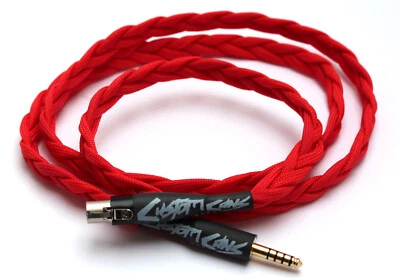 Ultra-low capacitance Balanced 4 pin mini XLR cable for HDJ-X10, DT177X, HD490 - Image 1 of 4