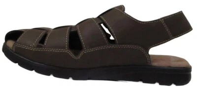 SANDALIA DE PESCADOR TUCSON GENUINA DEXTER COMFORT TALLA 14 MARRÓN ESPUMA VISCOELÁSTICA NUEVA Foto 1 de 4