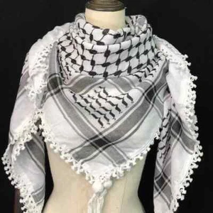 Palestinian Keffiyeh, Arab Scarf, Original Palestine Scarf كوفية فلسطينية وشاح - Picture 1 of 3