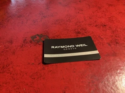 Raymond Weil Watch Warranty Card - Image 1 of 2