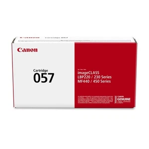 Canon 057 Black Toner Cartridge Genuine For LBP220 LBP230 MF440 MF450 Series - Afbeelding 1 van 3