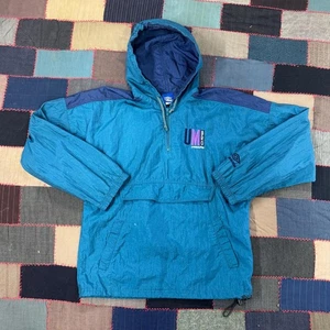 Vintage 90's Umbro Sports Athletic Nylon Wind Breaker Hooded Jacket Size M - Picture 1 of 6