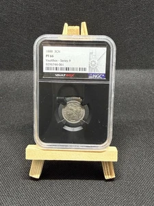 1888 PF66 (Proof) 3 Cent Nickel NGC Vault Box Series 9 Stunning Toner Proof Coin - Picture 1 of 2