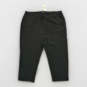 Pantalones cortos para mujer Eileen Fisher talla XL negros bolsillos cordón nuevos con etiquetas $238 - Imagen 1 de 15