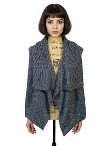 (A-19) Eastside Westside Weste Damen Gr. S Farbe Grau - Bild 1 von 8