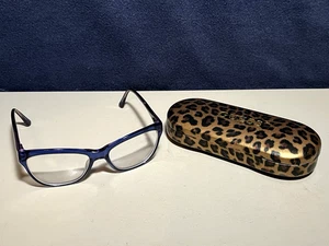 Guess Brille, nur Gestell, GU2463, 55-17-140, blau & lila mit Etui - Bild 1 von 10