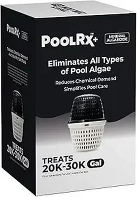 POOLRX NEW/SEALED Pool R-X Black Mineral Unit 20k-30k Gallons Brane