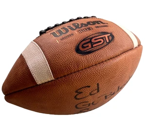Wilson 1003 GST Collegiate Leather Football Texas State Coach Everett Withers - Picture 1 of 16