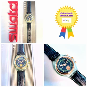 Swatch Chrono Nuovo Hitch Hiker SCG104 1994 Vintage Orologio da polso Anni 90 - Imagen 1 de 10