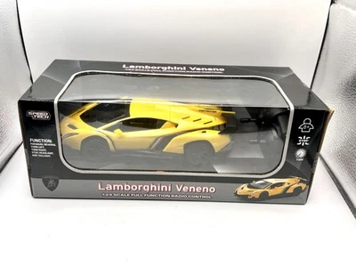 Speed Tech Lamborghini Veneno 1:24 Scale Yellow Full Function Radio Control Car - Image 1 of 4